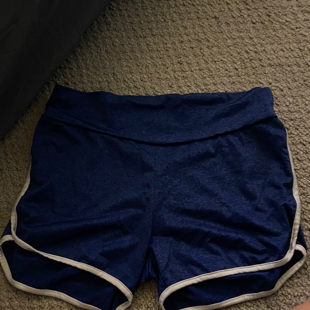 Women's Blue Athletic Shorts
